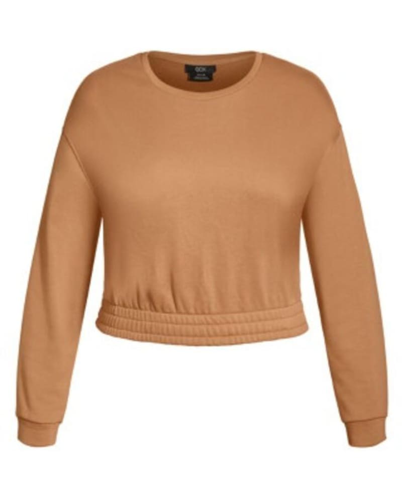 Front of plus size Lounger Sweatshirt by CCX | Dia&Co | dia_product_style_image_id:172305